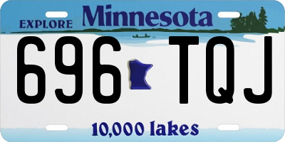 MN license plate 696TQJ