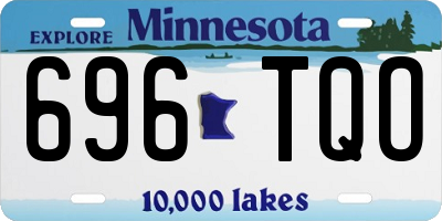 MN license plate 696TQO