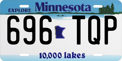 MN license plate 696TQP