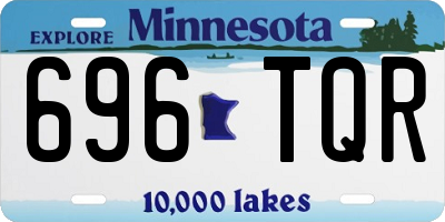 MN license plate 696TQR