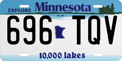 MN license plate 696TQV