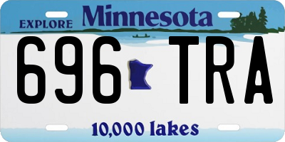 MN license plate 696TRA