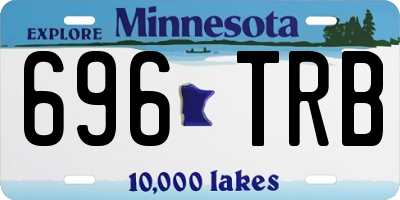 MN license plate 696TRB