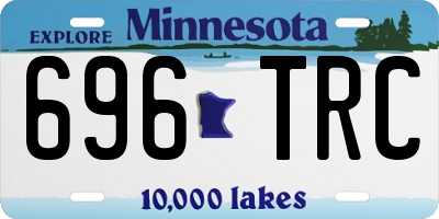 MN license plate 696TRC