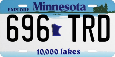MN license plate 696TRD