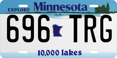 MN license plate 696TRG