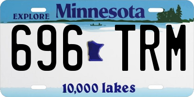 MN license plate 696TRM