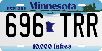 MN license plate 696TRR