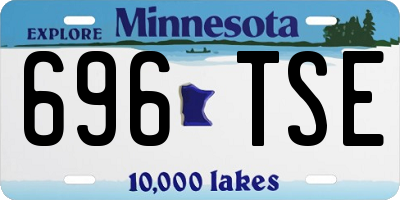 MN license plate 696TSE
