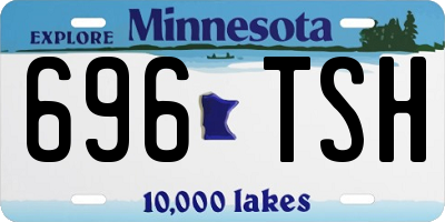 MN license plate 696TSH
