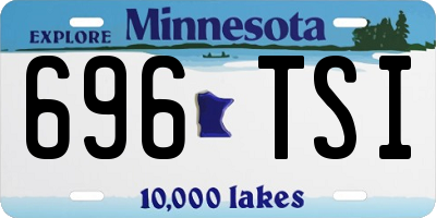 MN license plate 696TSI
