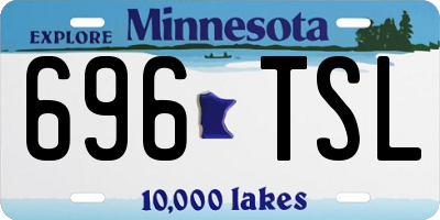 MN license plate 696TSL