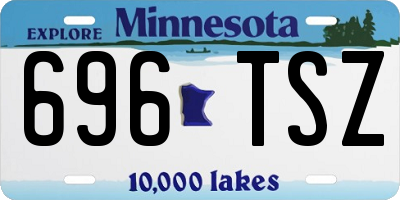 MN license plate 696TSZ