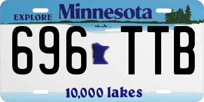 MN license plate 696TTB