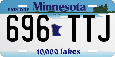 MN license plate 696TTJ