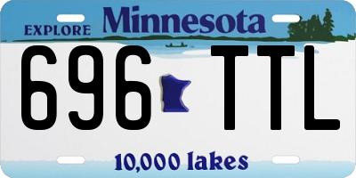 MN license plate 696TTL