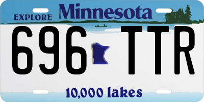 MN license plate 696TTR