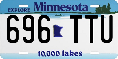 MN license plate 696TTU