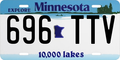 MN license plate 696TTV