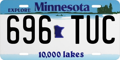MN license plate 696TUC