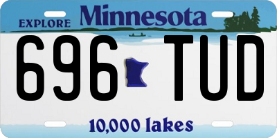 MN license plate 696TUD