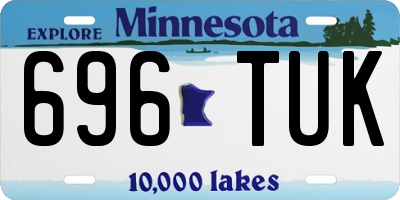 MN license plate 696TUK