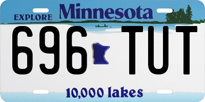 MN license plate 696TUT