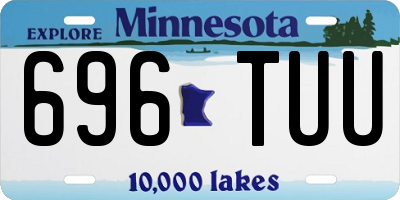 MN license plate 696TUU