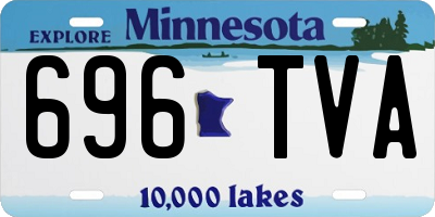 MN license plate 696TVA