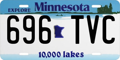 MN license plate 696TVC