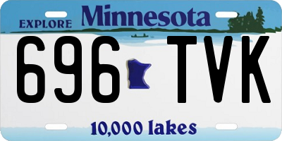 MN license plate 696TVK