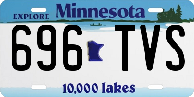 MN license plate 696TVS