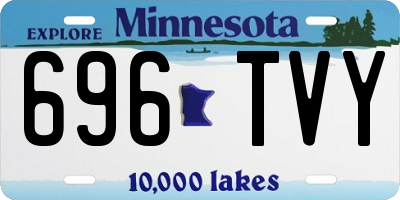 MN license plate 696TVY