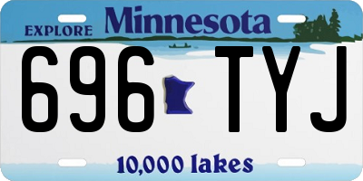 MN license plate 696TYJ