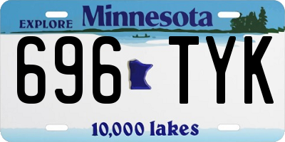 MN license plate 696TYK