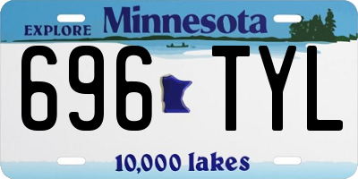 MN license plate 696TYL