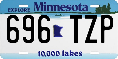 MN license plate 696TZP