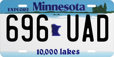 MN license plate 696UAD
