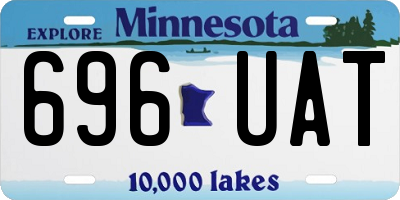 MN license plate 696UAT
