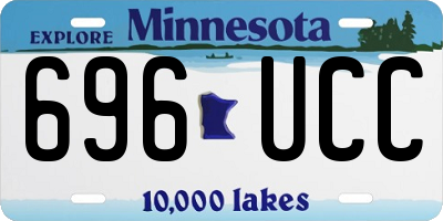 MN license plate 696UCC