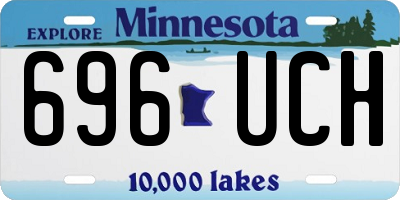 MN license plate 696UCH