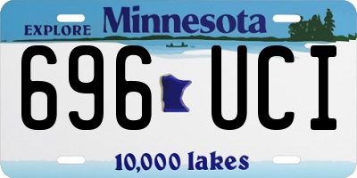 MN license plate 696UCI