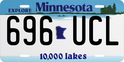 MN license plate 696UCL