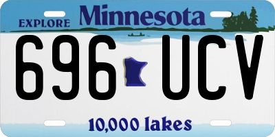 MN license plate 696UCV