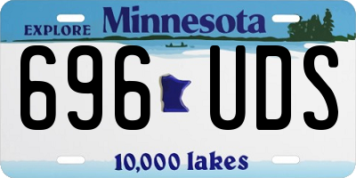 MN license plate 696UDS