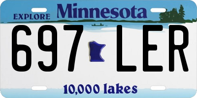 MN license plate 697LER