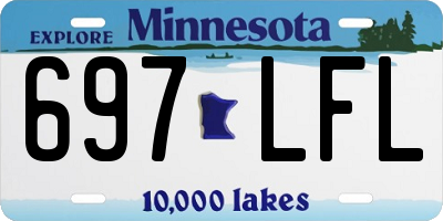 MN license plate 697LFL