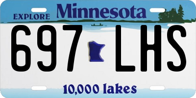 MN license plate 697LHS