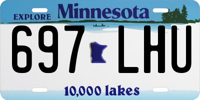 MN license plate 697LHU