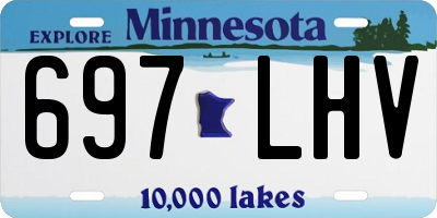 MN license plate 697LHV